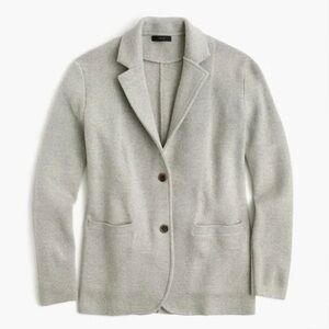 JCrew Sweater Blazer light grey